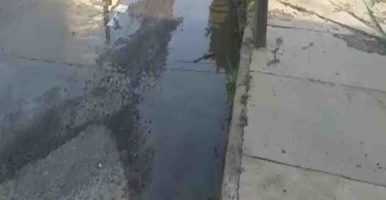 Vecinos Reportan Una Mega Fuga De Agua En La Zona Centro Sentido N