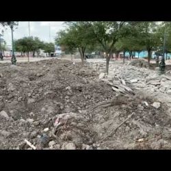 Así luce la plaza de la República en Reynosa