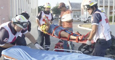 FAMILIA CASI SE MATA AL CAER DE SU MOTOCICLETA FAMILIA CASI SE MATA AL CAER DE SU MOTOCICLETA