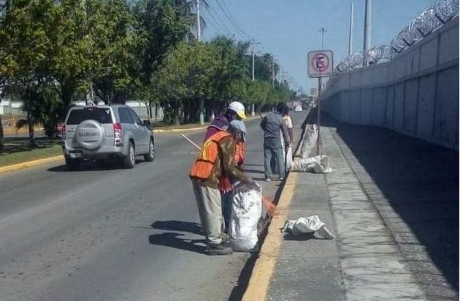 Intensos trabajos de limpieza en principales avenidas de Ciudad Madero ...